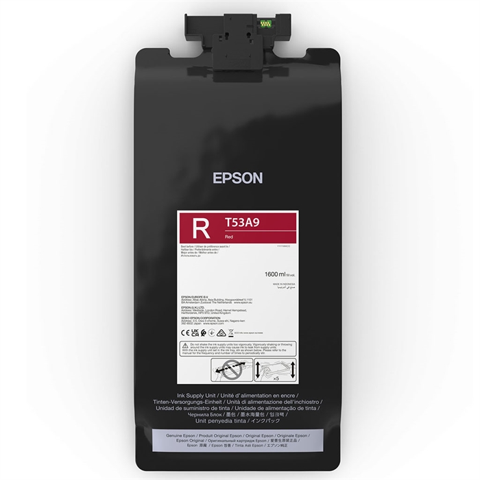 Epson bláckový vrecko Red 1600 ml - T53A9