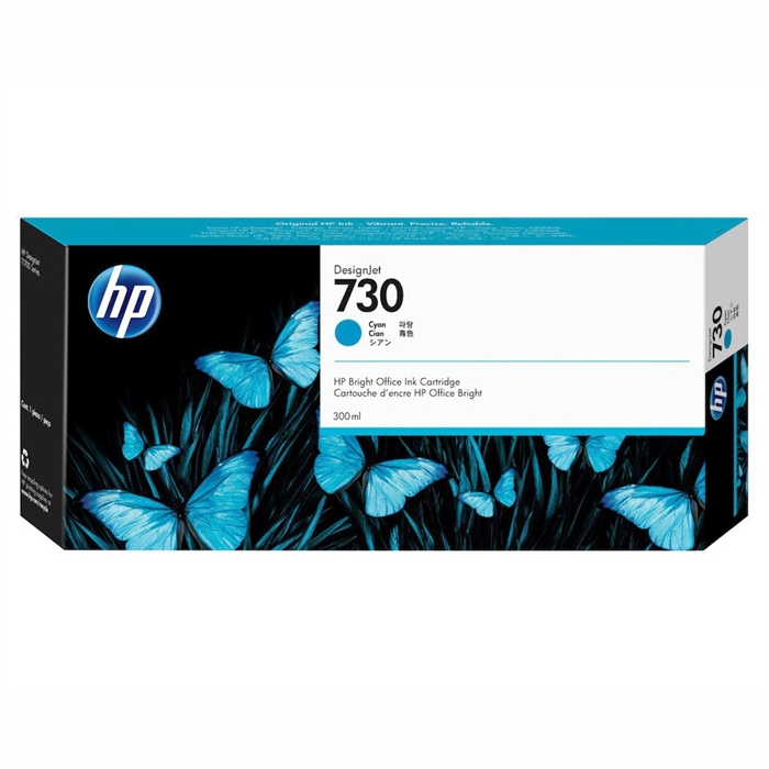 HP 730 300-ml Cyan DesignJet inková kazeta