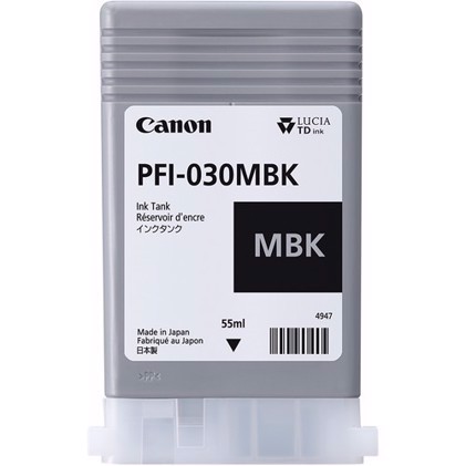 Canon Matt Black PFI-030MBK - 55 ml atramentová kazeta