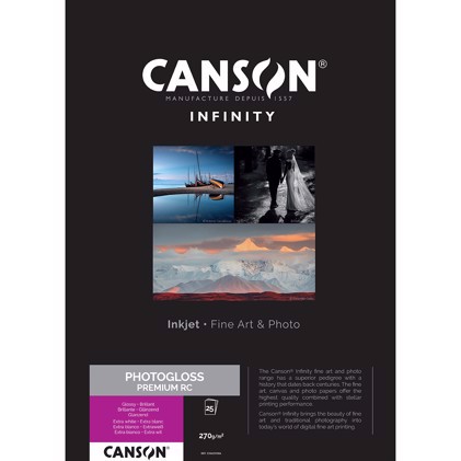 Canson PhotoGloss Premium RC 270 g/m² - A3, 25 listov 