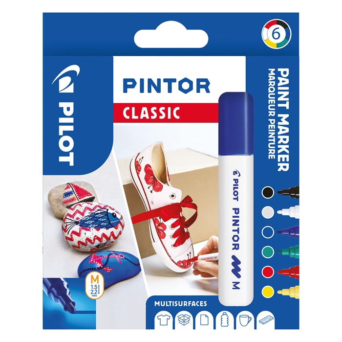 Pilot Marker Pintor Medium Classic 1,4, 6 kusov