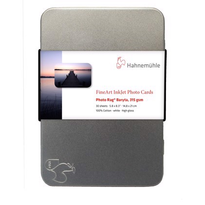 Hahnemühle Photo Rag Baryta Photo cards 315 g/m² - A5 - 30 listov 