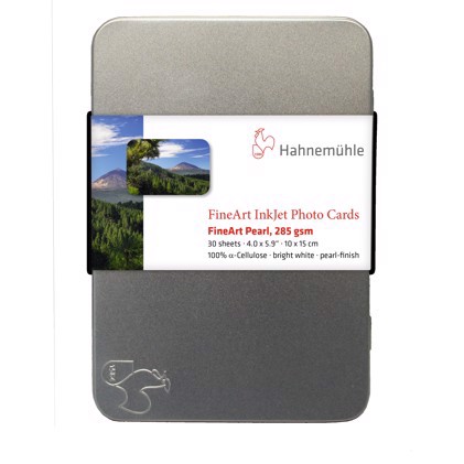 Hahnemühle FineArt Pearl Photo cards 285 g/m² - 10 x 15 cm - 30 listov 