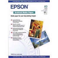 Epson Archival Matte Paper 189 g, A3 - 50 listov 