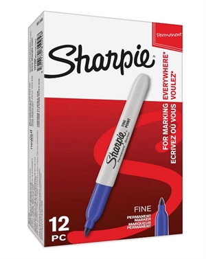 Sharpie marker jemno 1,0 mm modrá.