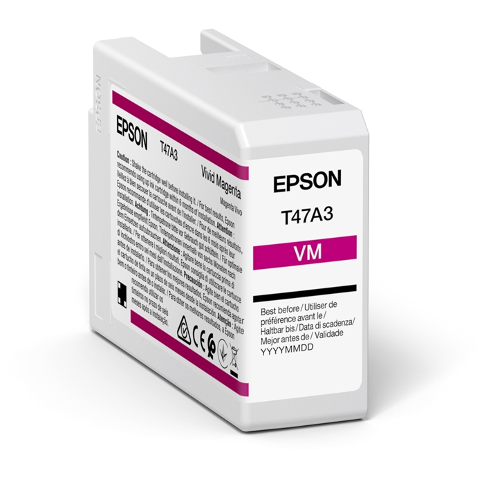 Epson živá purpurová 50 ml atramentová kartridža T47A3 - Epson SureColor P900