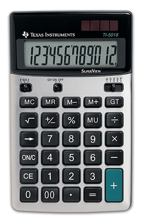 Texas Instruments TI-5018 SV stolová kalkulačka