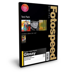 Fotospeed Fine Art Glossy - A4, 9 listov .