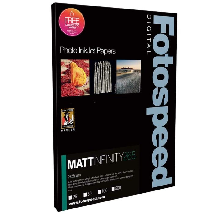 Fotospeed Matt Infinity 265 g/m² - A3+, 25 listov 