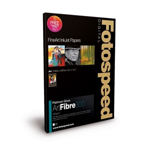 Fotospeed Platinum Gloss ART FIBRE 300 g/m² - 5x5", 25 listov 