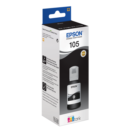 Epson T105 EcoTank čierna náplňová fľaša