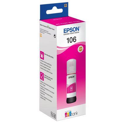 Epson T106 EcoTank Magenta inková fľaša