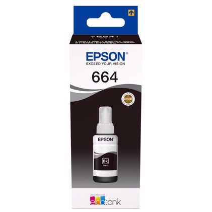 Epson T641 čierna atramentová náplň - 70 ml