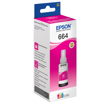 Epson T643 purpurová atramentová náplň - 70 ml