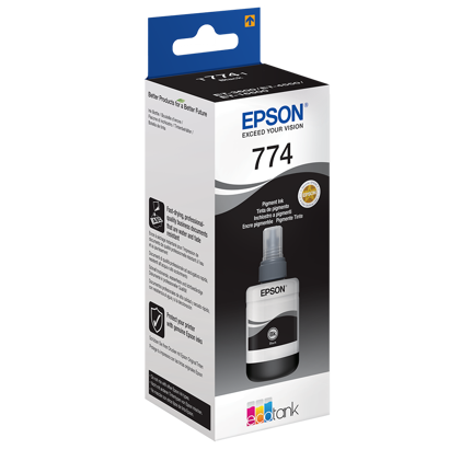 Epson T741 pigmentová čierna inkoustová fľaška