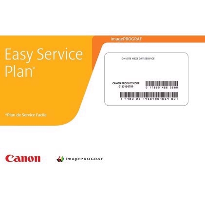 Canon Easy Service Plan 5-ročný on-site servis nasledujúci deň pre IMAGEPROGRAF L24 MFP a L36 MFP.