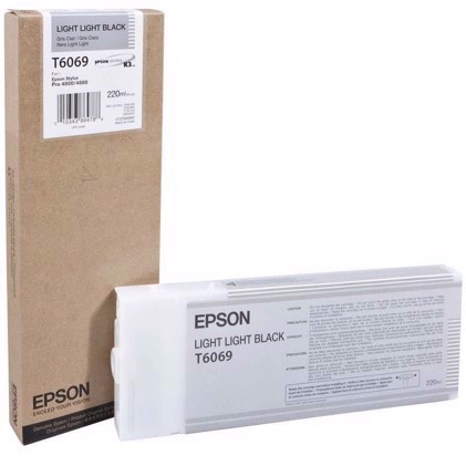 Epson Light Light Black 220 ml náplň do tlačiarne T6069 - Epson Pro 4800/4880