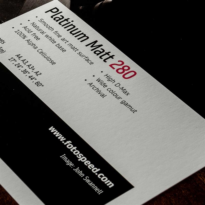 Fotospeed Platinum Matt 280 gsm - 60" x 15 metra 