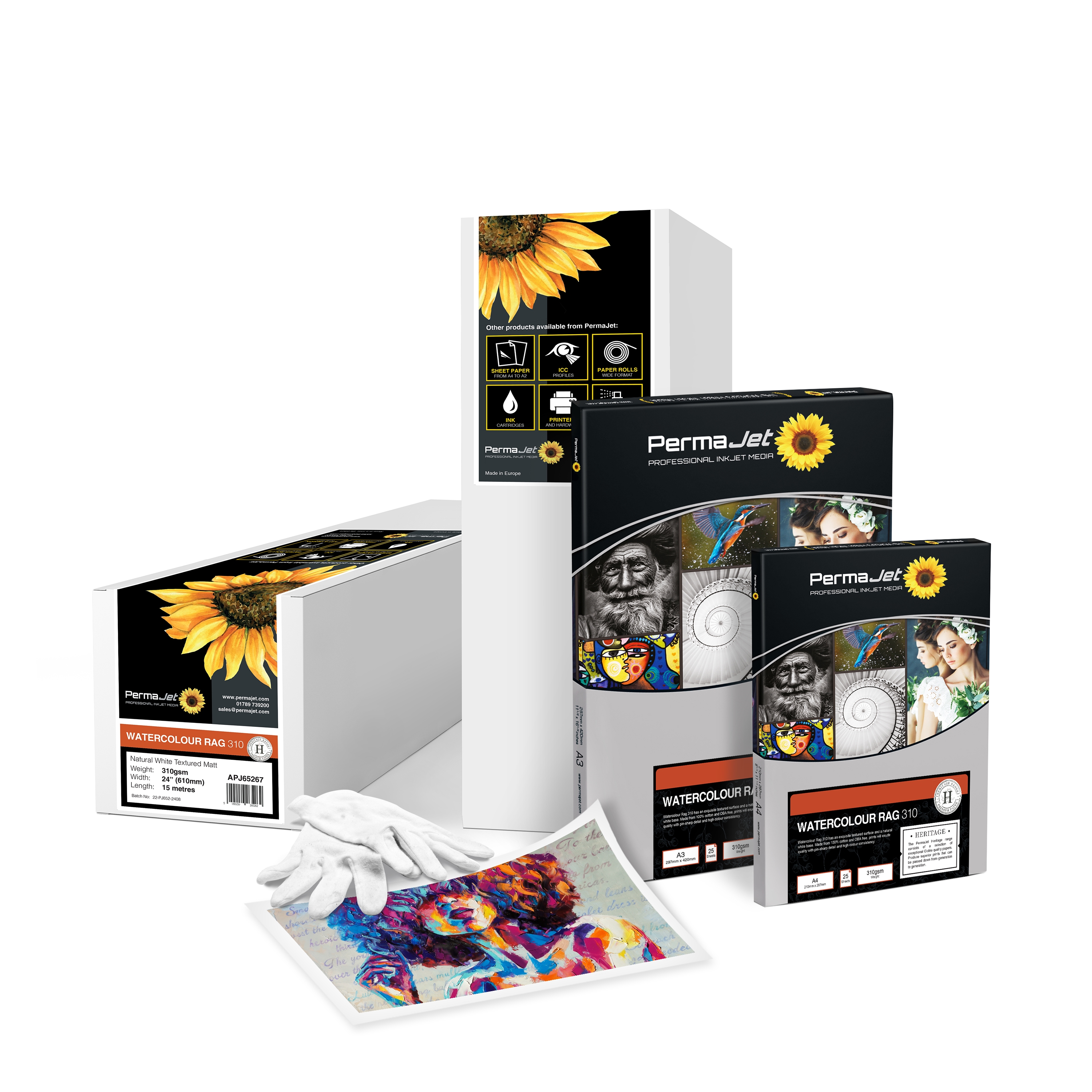 Permajet Watercolour Rag 310 g/m² 