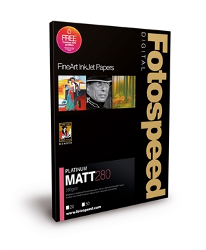 Fotospeed Platinum Matt 280 g/m² - A2, 25 listov 