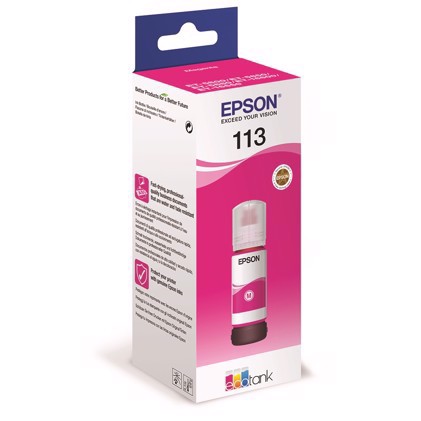 Epson 113 EcoTank Magenta ink bottle (Epson 113 EcoTank magentová inkoustová láhev)