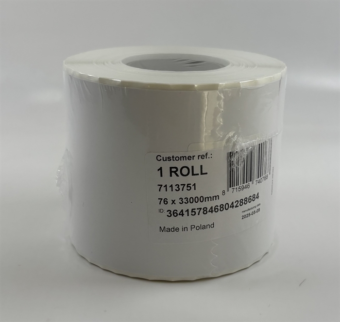 Epson Vysoko lesklý štítok, nekonečný pás, 76 mm x 33 metrov